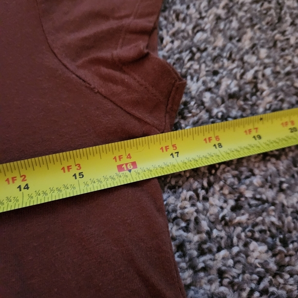 Fang I Heart Love Cowboys Cotton Graphic Tee T-Shirt Brown Pink Medium - Picture 4 of 5